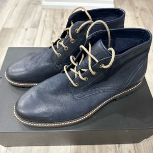 Cole Haan Navy boots, Size 8.5